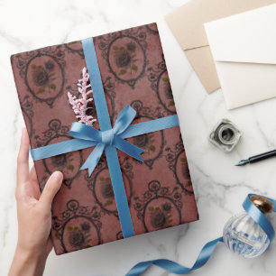 Herfstgotische Vintage Cadeaupapier