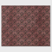 Herfstgotische Vintage Cadeaupapier (Vlak)