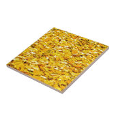 Herfstgoud Tegeltje (Zijkant)