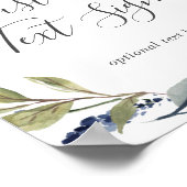 Herfstgroen Kaarten & Cadeaus Tekst op maat bord Poster (Hoek)