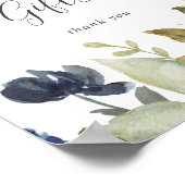 Herfstgroen Kaarten en Cadeaus Bord Poster (Hoek)