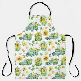 Herfstgroenten en  trucks schort