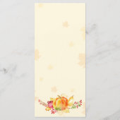 Herfstgroenten & Fruit Thanksgiving Flat Menu (Achterkant)