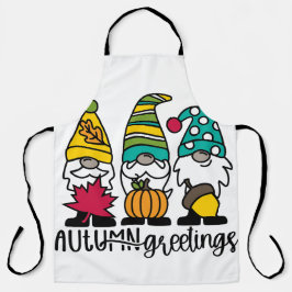 Herfstgroeten GNOMES Schort