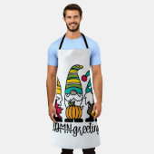 Herfstgroeten GNOMES Schort (Gedragen)