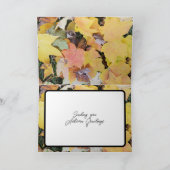 Herfstgroeten | Grappige eekhoorn eet pompoen Kaart (Binnen)