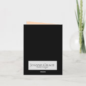 "Herfstgroeten" Kaart (Achterkant)