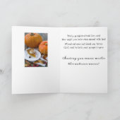 Herfstgroeten Pompoen van BabeMonetArt Bedankkaart (Binnen)