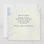 Herfstgroeten Schattigee rode eekhoorn Kaart (Achterkant)