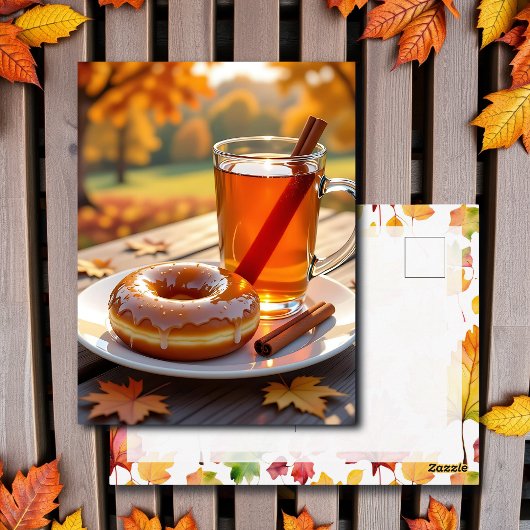 Herfstgroeten sturen briefkaart
