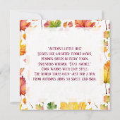 Herfstgroeten sturen kaart (Achterkant)