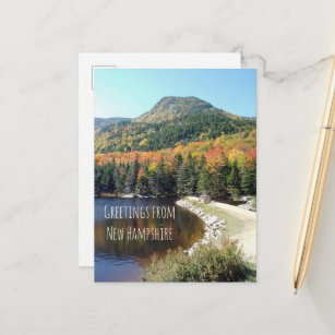 Herfstgroeten uit New Hampshire Briefkaart