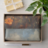 Herfsthaan met pompoenen Decoupage Tissuepapier (Geschenk)