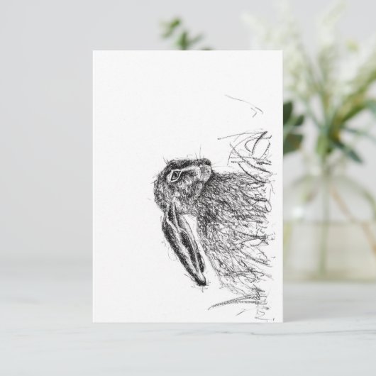 herfsthaas kaart (Staand voorkant)