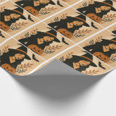 Herfstheks met pompoen | Halloween Cadeaupapier (Hoek)