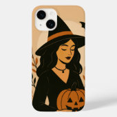 Herfstheks met pompoen |  Halloween Case-Mate iPhone Case (Achterkant)