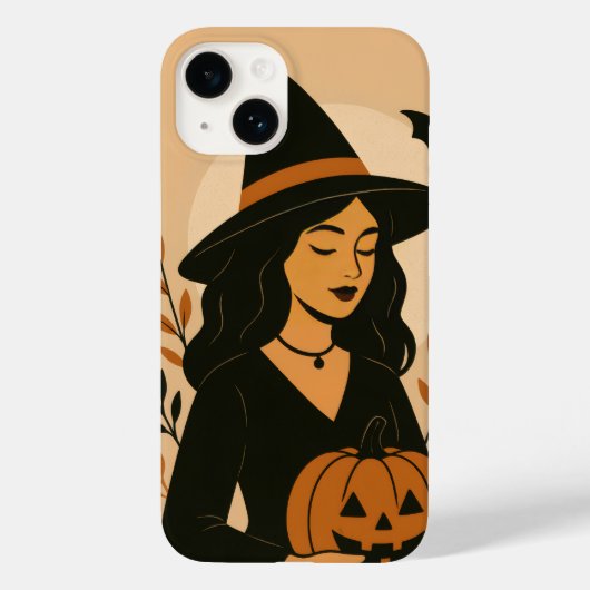 Herfstheks met pompoen | Halloween Case-Mate iPhone Case (Achterkant)