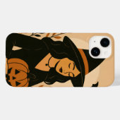 Herfstheks met pompoen | Halloween Case-Mate iPhone Case (Achterkant (horizontaal))
