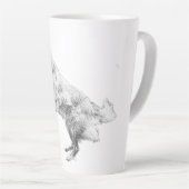 Herfsthemel, Vliegende Geest Latte Mok (Rechterhoek)