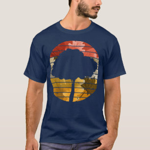 Herfstherfst Natuur bossen bosboomstam schapenbosb T-shirt