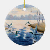 Herfstherfstorde Keramisch Ornament (Achterkant)