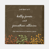 Herfsthuwelijk :: Sla de Datummagneten Magneet (Voorkant)