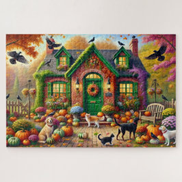 Herfstige knusse cottage charme 1014 puzzel 