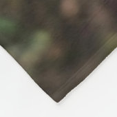 Herfstige Paarse Gloed Fleece Deken (Hoek)