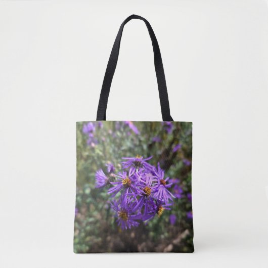 Herfstige Paarse Gloed Tote Bag (Voorkant)