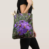 Herfstige Paarse Gloed Tote Bag (Dichtbij)