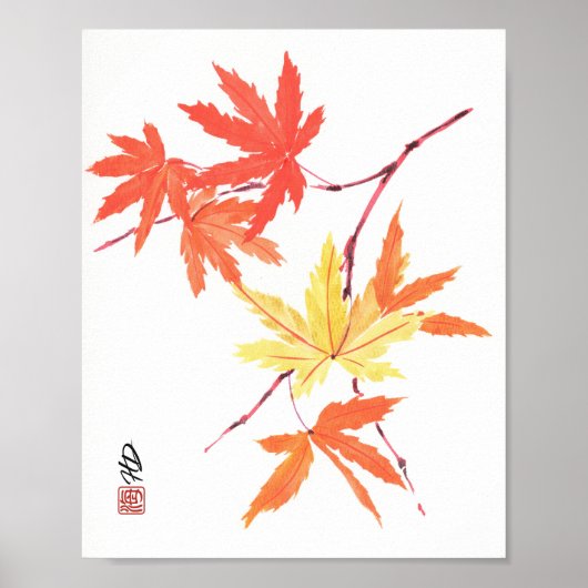 Herfstige Stille Dans Poster (Voorkant)