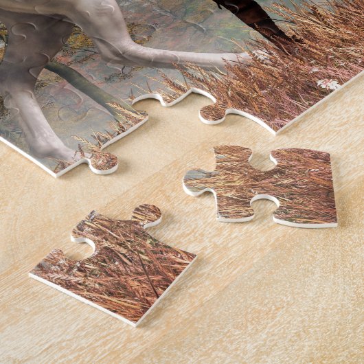 herfstjacht legpuzzel (Zijkant)