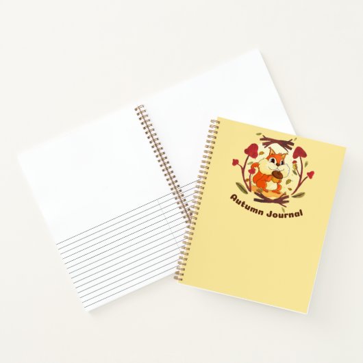 Herfstjournaal 🤎🥨🍁 notitieboek (Binnen)