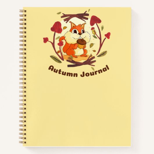 Herfstjournaal 🤎🥨🍁 notitieboek (Voorkant)