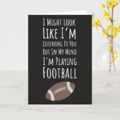 Herfstkaarten voor fans van American Football-spel Kaart (Gele Bloem)