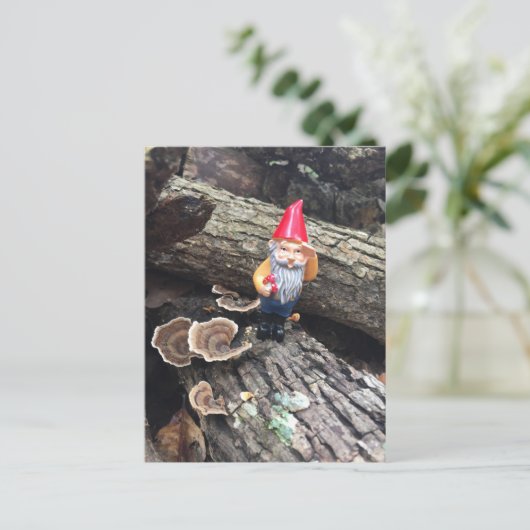 herfstkabouter briefkaart (Staand voorkant)