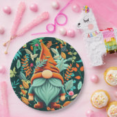 Herfstkabouter Papieren Bordje (Feest)