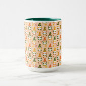 Herfstkabouters in het bospatroon mok (Midden)