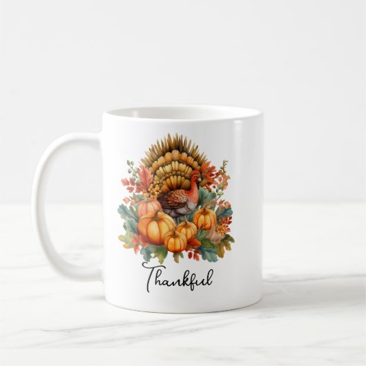 Herfstkabouters met pompoenen Schattigee Herfst Th Koffiemok (Links)