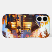 herfstkajuit aan het meer Case-Mate iPhone case (Achterkant (horizontaal))