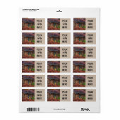 HERFSTKAJUITRETOURADRES LABELS (Full Sheet)