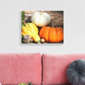 Herfstkalebassen Herfst Decoratieve kunstdoek Canvas Afdruk (Insitu (Woonkamer))