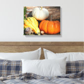 Herfstkalebassen Herfst Decoratieve kunstdoek Canvas Afdruk (Insitu (Slaapkamer))