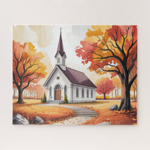 Herfstkapel/Kerk Legpuzzel
