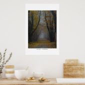 herfstkathedraal poster (Keuken)