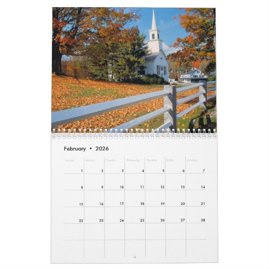 Herfstkleuren 2018 Kalender (Feb 2026)