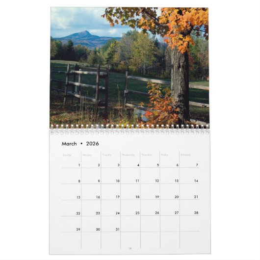 Herfstkleuren 2018 Kalender (Mar 2026)