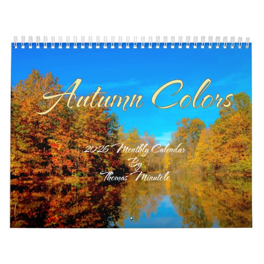 Herfstkleuren 2026 Kalender van Thomas Minutolo (Hoes)
