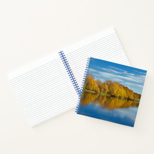 Herfstkleuren aan de Clutha Rivier Notitieboek (Binnen)
