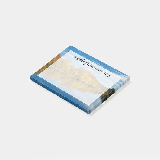 Herfstkleuren aan de Clutha Rivier Post-it® Notes (Schuin)